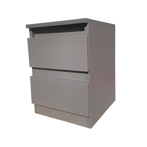 Gizli Bölmeli Komodin Antrasit Renk