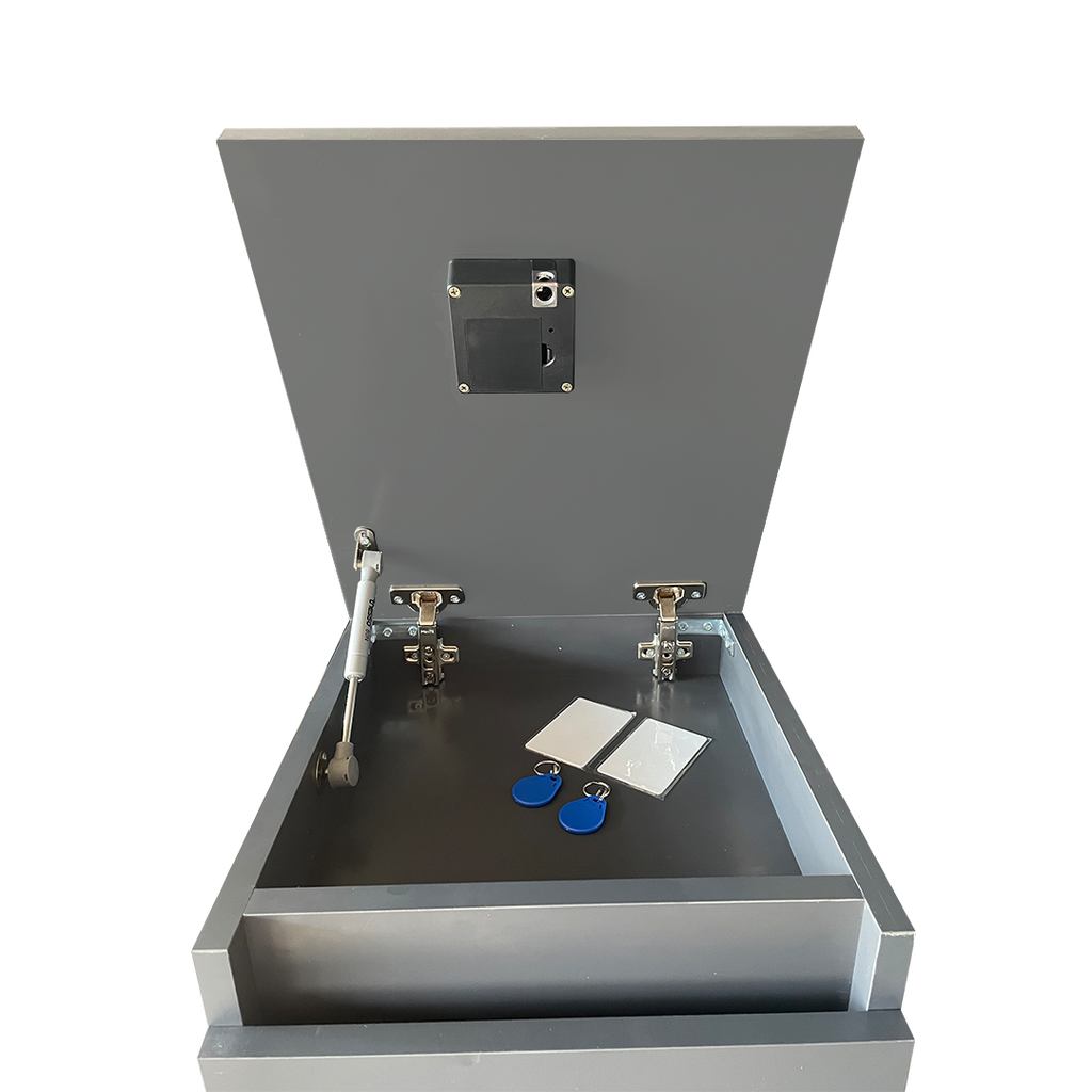 Gizli Bölmeli Komodin Antrasit Renk